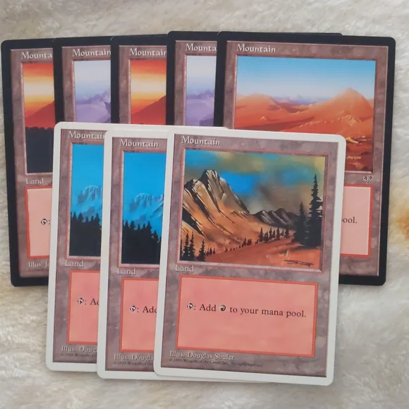 magic the gathering | Toys | Mtg Vintage Assorted Mountain Lot | Poshmark